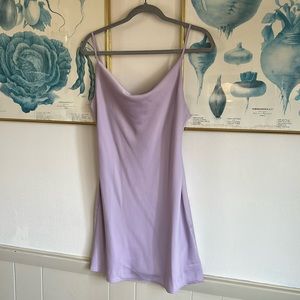 Urban Outfitters Lavender Satin feel Mini dress